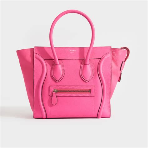 neon pink celine bag|celine pink handbags sale.